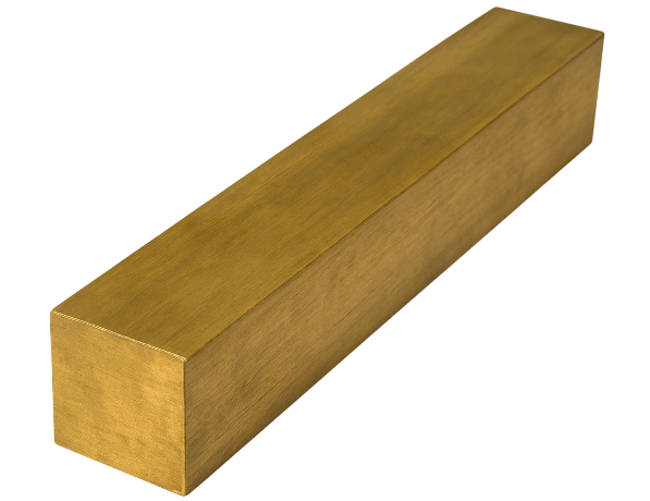 Квадрат латунный тянутый ЛС59-1В 3х3 мм ГОСТ Р 52597-2006 фото