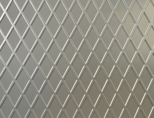 Лист нержавеющий рифленый г/к ромб AISI 201 1 мм DIN 50049-1992 фото