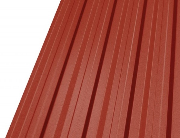 Профнастил стальной стеновой односторонний плоский гладкий темное дерево С44 0,7х44х1000х1047 мм ГОСТ 24045-94 фото