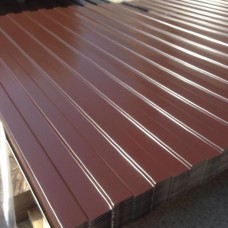 Профнастил стальной стеновой односторонний плоский гладкий слоновая кость фото