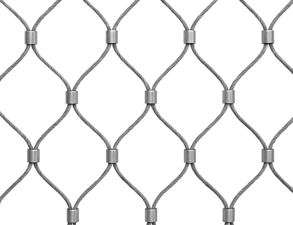 Сетка нержавеющая тросовая 30Х13 20х35х4 мм ТУ 25.93.13-001-04650249-2018 фото