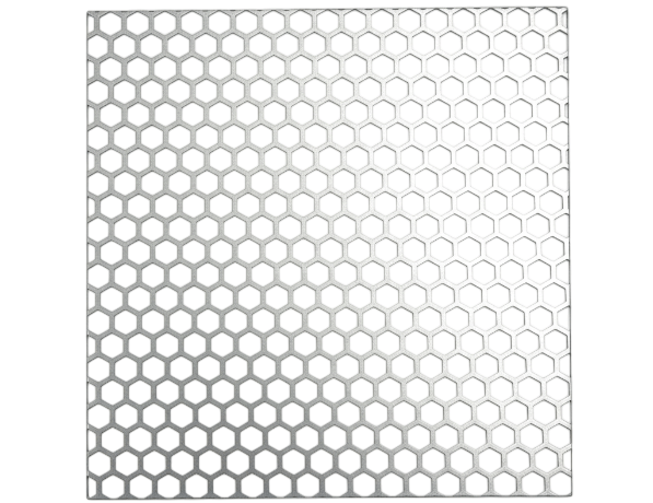 Сетка нержавеющая перфорированная 08Х17Н13М2 45х45х3 мм фото