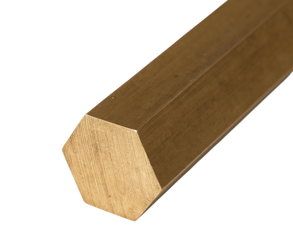 Шестигранник бронзовый х/д БрАМц9-2 17 мм ГОСТ 1628-2019 фото