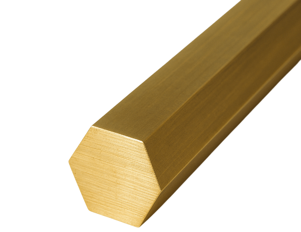 Шестигранник латунный тянутый ЛС63-3 7 мм ГОСТ Р 52597-2006 фото