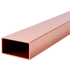 Труба медная профильная прямоугольная фото