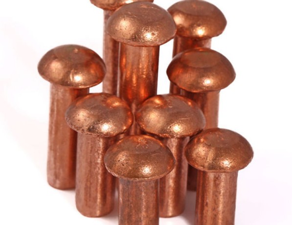 Заклепка медная полукруглая пустотелая М3 1,6х8 мм ГОСТ 10299-80 фото